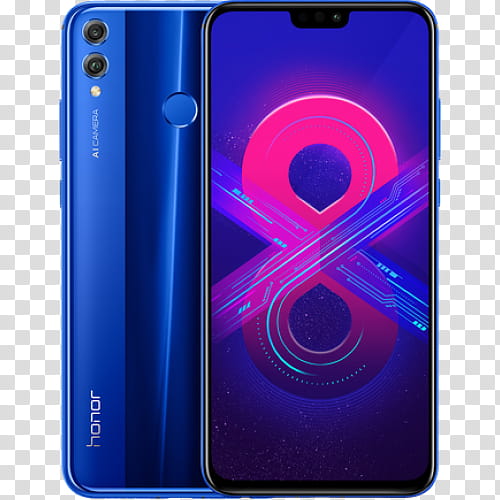 Phone, Honor 8x, Huawei, Smartphone, 64 Gb, Hisilicon, Android 81, Dual SIM transparent background PNG clipart