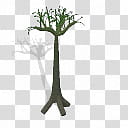 Spore Building Lepidodendron, leafless tree graphic transparent background PNG clipart