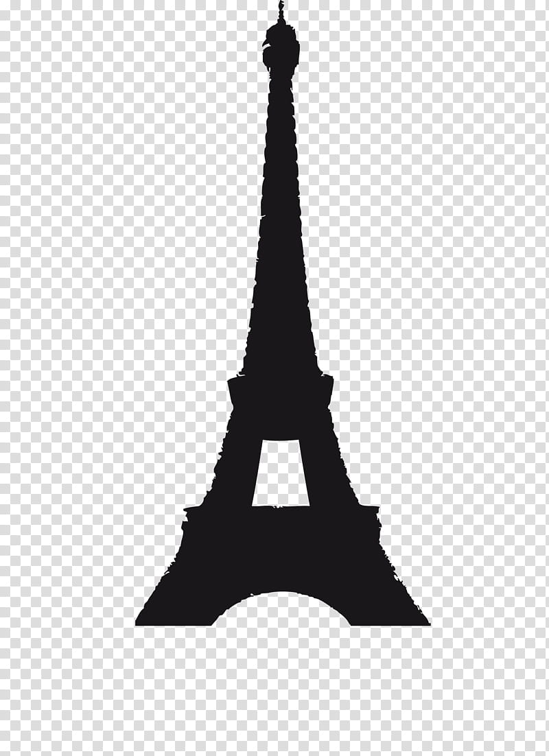 tours eiffel, silhouette of Eiffel Tower transparent background PNG clipart