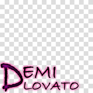 Demi Lovato Texto transparent background PNG clipart thumbnail
