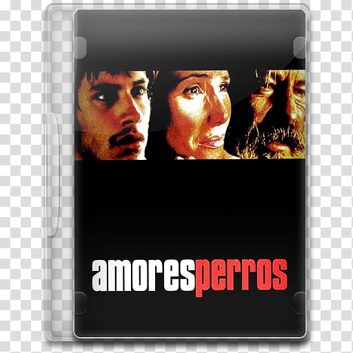 Movie Icon Mega , Amores perros, AmoresPerros DVD case transparent background PNG clipart