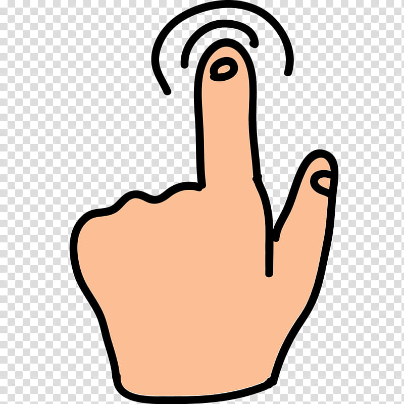 cartoon pointing finger clipart