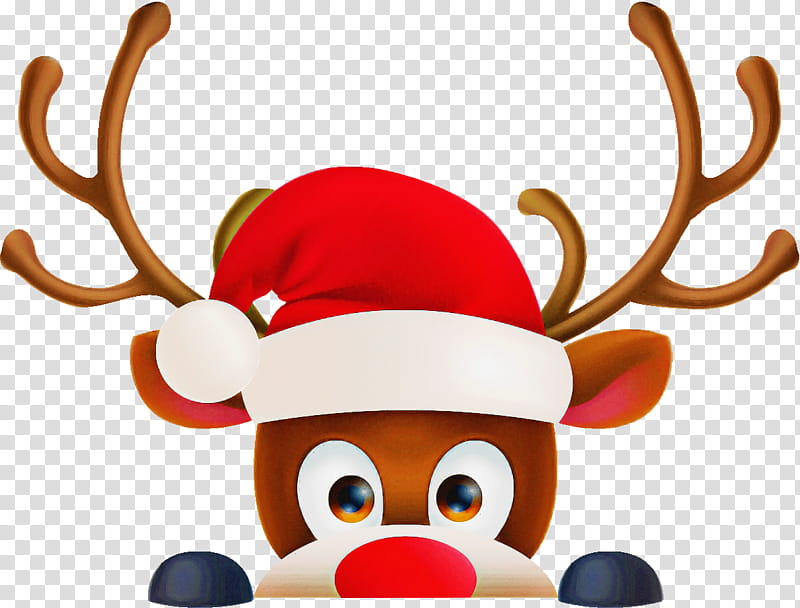 Reindeer, Antler, Head, Cartoon, Horn transparent background PNG clipart