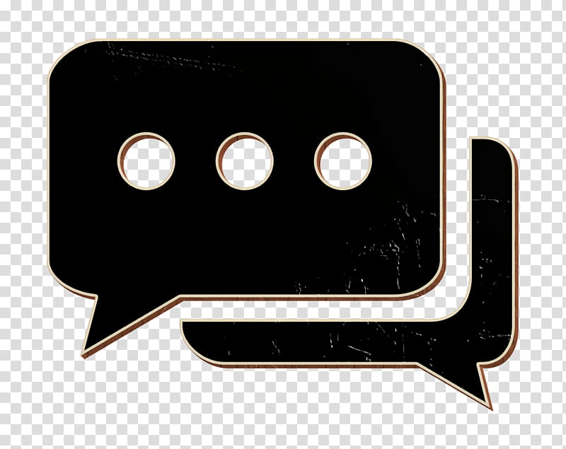 Sms icon Chatting icon Chat bubbles with ellipsis icon, Shapes Icon, Logo, Games transparent background PNG clipart