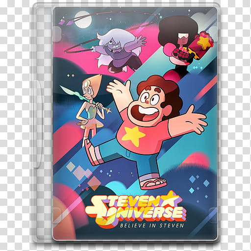 TV Show Icon , Steven Universe, Steven Universe DVD case transparent background PNG clipart