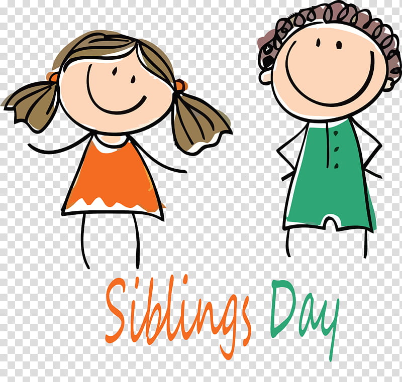 Siblings Day Happy Siblings Day National Siblings Day, Cartoon, Green, Text, Cheek, Male, Interaction, Child transparent background PNG clipart