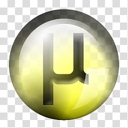 uTorrent Dock Icons , utorrent_yellow_, UTorrent icon transparent background PNG clipart