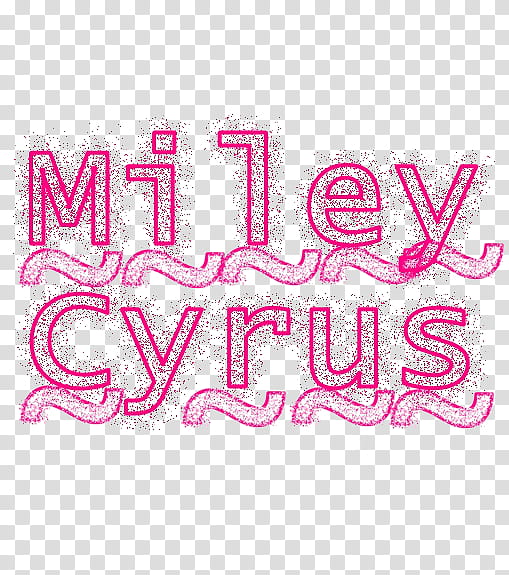 Texto Miley Cyrus transparent background PNG clipart