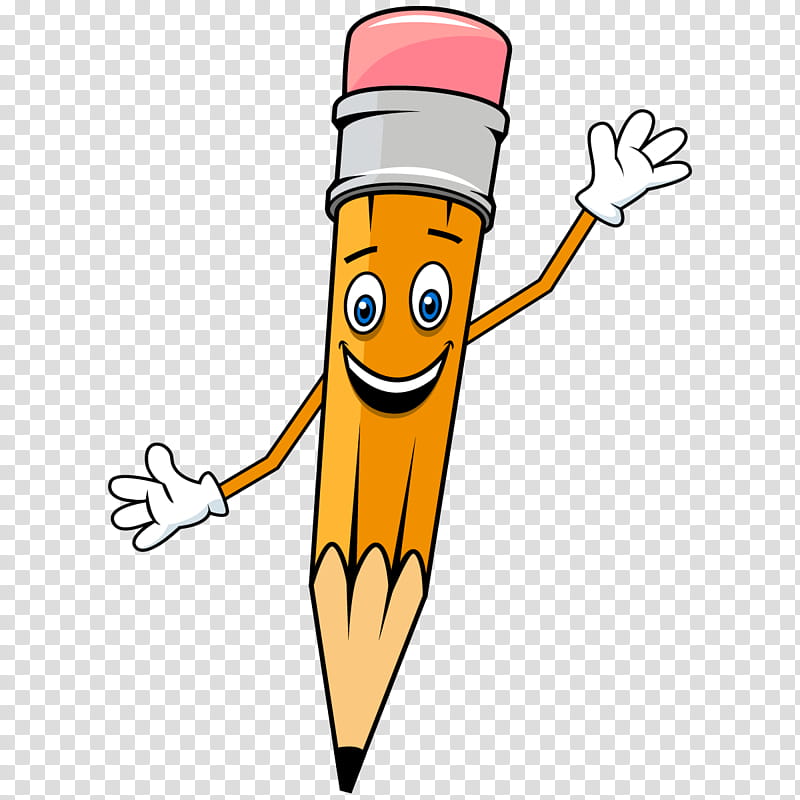 Pencil, Cartoon, Eraser, Pencil Cartoons, Line, Finger, Smile, Happiness transparent background PNG clipart