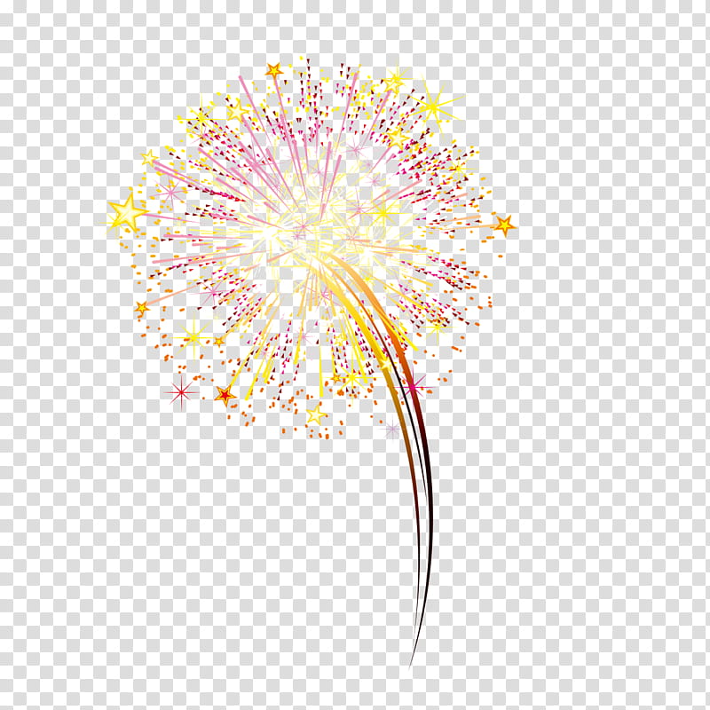 Chinese New Year Flower, Fireworks, Firecracker, Holiday, Party, Pink, Plant, Dandelion transparent background PNG clipart