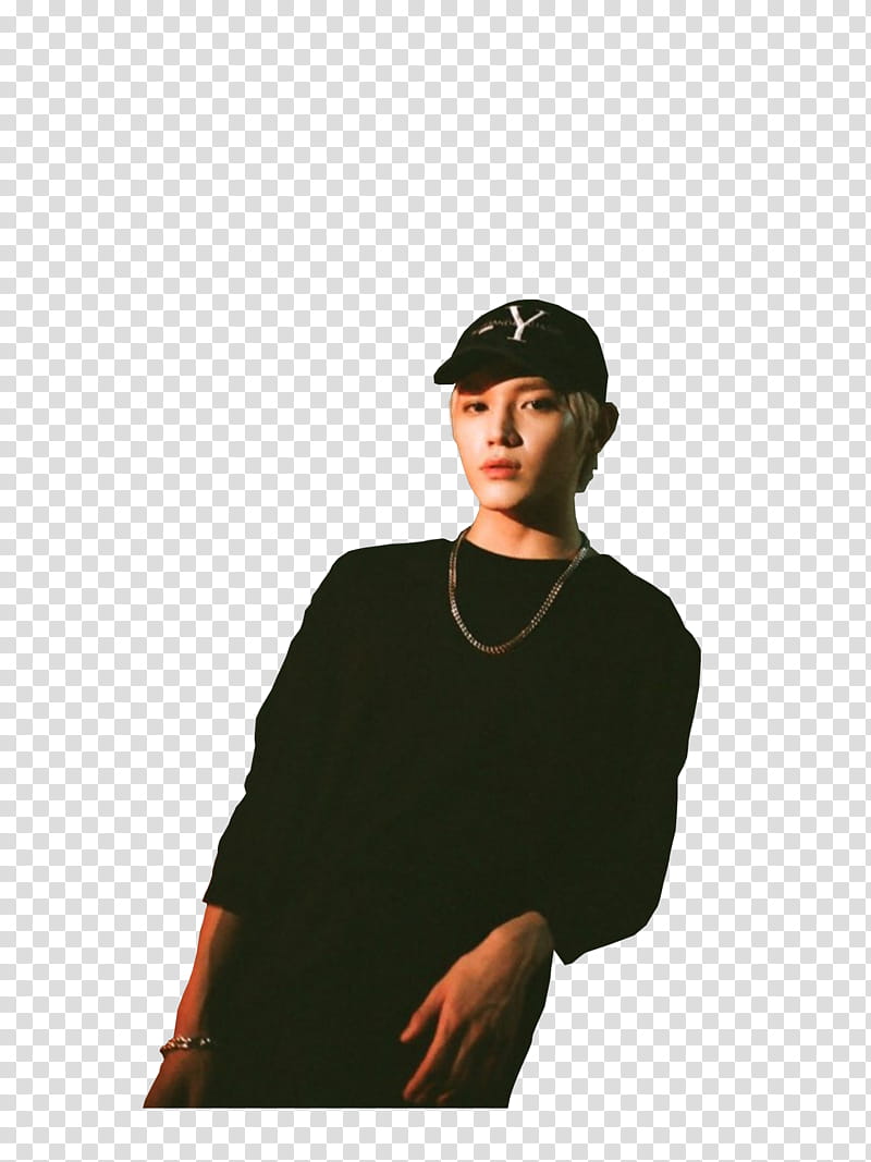 Taeyong NCT, man wearing cap transparent background PNG clipart