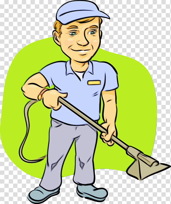 cartoon solid swing+hit construction worker gardener, Watercolor, Paint, Wet Ink, Cartoon, Solid Swinghit, Playing Sports, Uniform transparent background PNG clipart