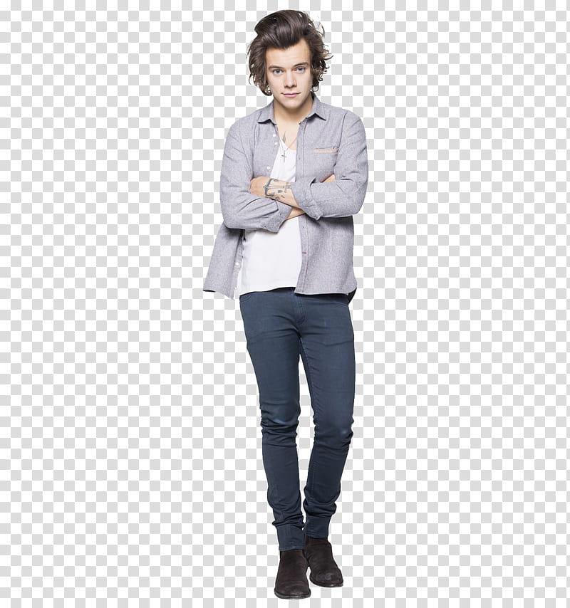One Direction, standing Harry Styles transparent background PNG clipart