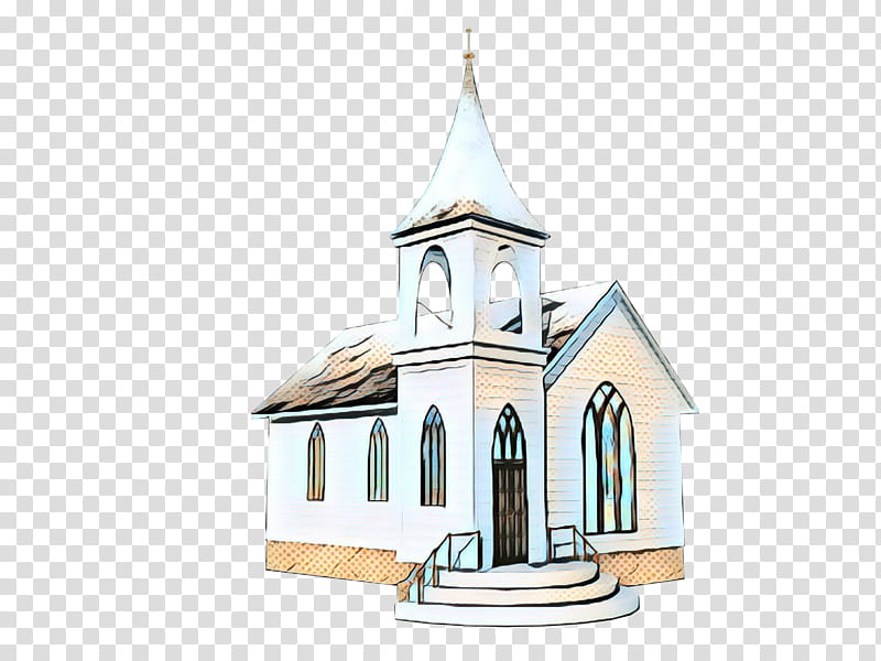 steeple place of worship chapel church architecture, Pop Art, Retro, Vintage, Landmark, Parish, Building, Medieval Architecture transparent background PNG clipart