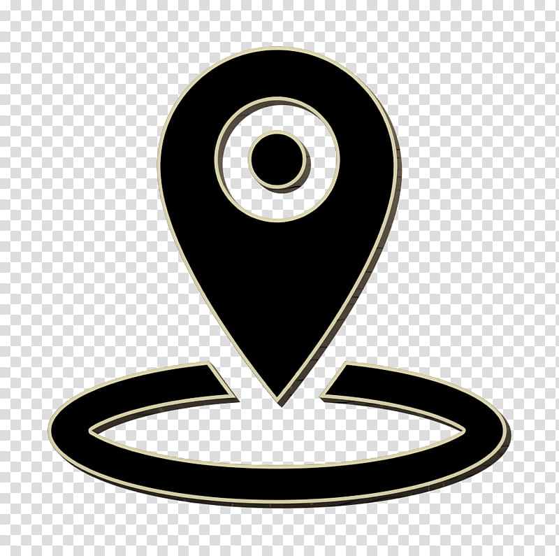 circle icon map icon marker icon, Pin Icon, Symbol, Logo, Blackandwhite transparent background PNG clipart