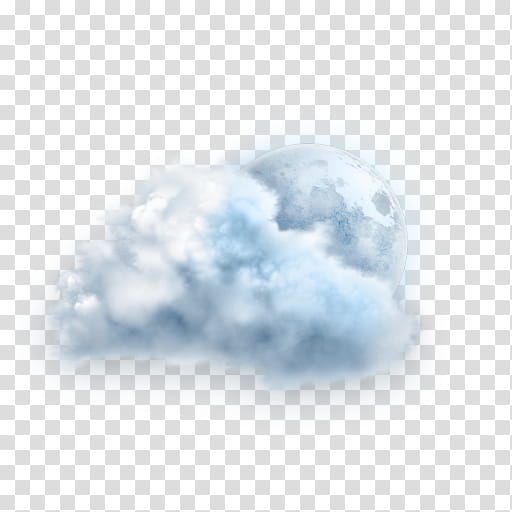 The REALLY BIG Weather Icon Collection, mostly-cloudy-night transparent background PNG clipart