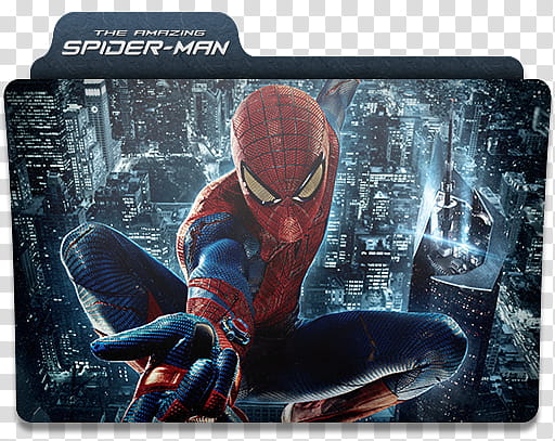 The Amazing Spider Man  and  Folder Icon , Folder  transparent background PNG clipart