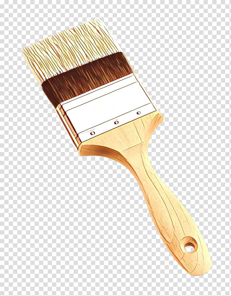 Paint brush, Cartoon, Comb, Wood, Tool transparent background PNG clipart
