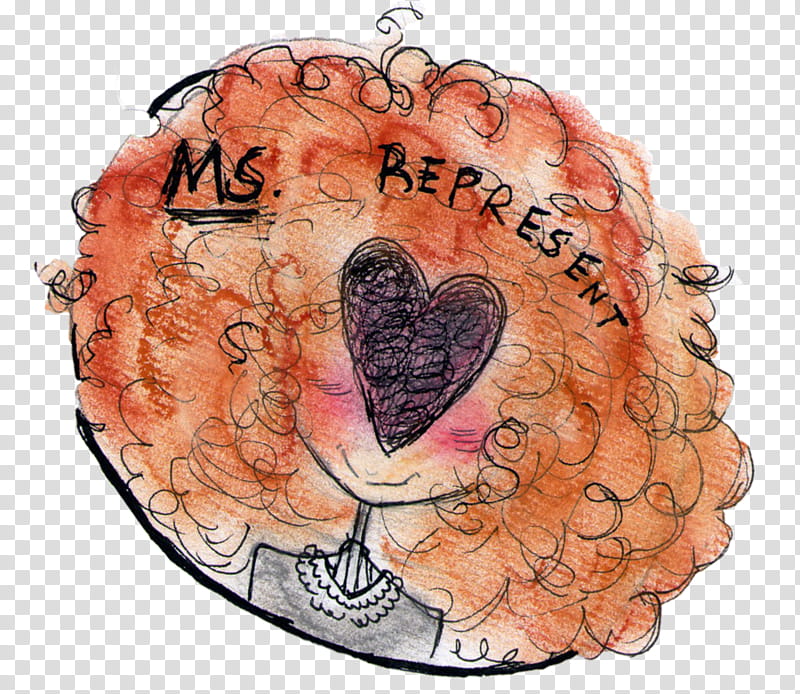 MS. AND HER FRIZZLE FRO transparent background PNG clipart
