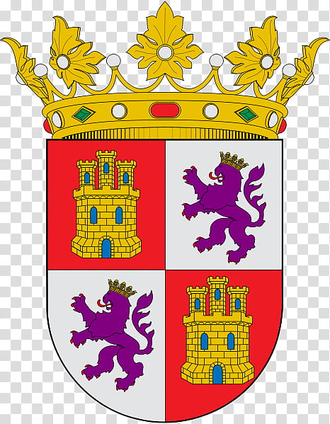 Lion, Kingdom Of Castile, Crown Of Castile, Heraldry Of Castile, Escutcheon, Coat Of Arms, Oberwappen, Alfonso Viii Of Castile transparent background PNG clipart