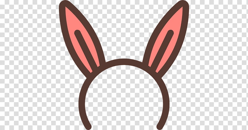 Easter Bunny, Ear, Line, Pink, Rabbits And Hares, Oval transparent background PNG clipart