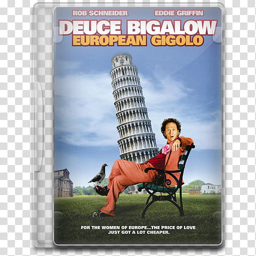Movie Icon , Deuce Bigalow, European Gigolo, Deuce Bigalow European Gigolo movie case transparent background PNG clipart
