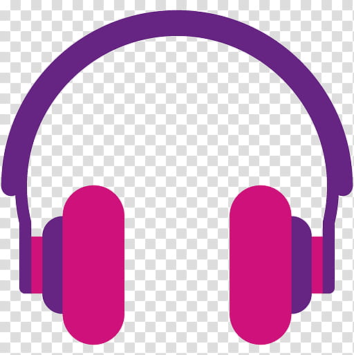 Headphones, Pink M, Purple, Violet, Magenta, Audio Equipment, Technology transparent background PNG clipart