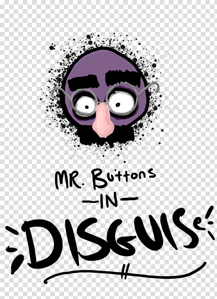 Mr Buttons Groucho Glasses transparent background PNG clipart