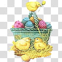 TNBrat Easter Chickies , three yellow chicks transparent background PNG clipart