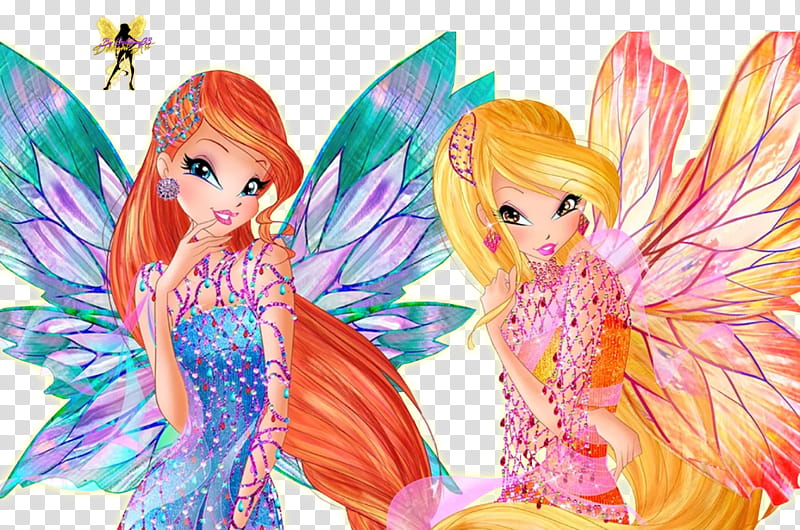 World of Winx Bloom and Stella Dreamix transparent background PNG clipart
