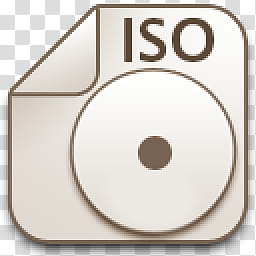 Albook extended sepia , file-type ISO icon transparent background PNG clipart