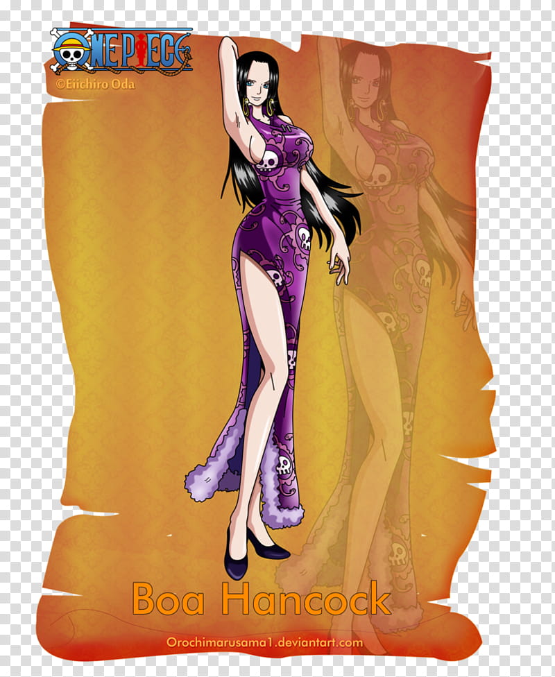Boa Hancock, One Piece female character illustration transparent background PNG clipart
