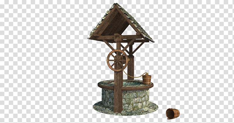 Medieval Wishing Water Well, vintage water well transparent background PNG clipart