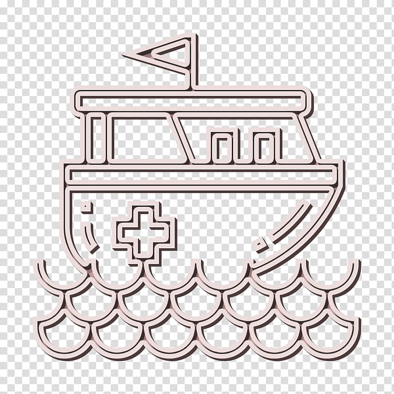 Rescue boat icon Rescue icon Boat icon, Line Art, Vehicle transparent background PNG clipart