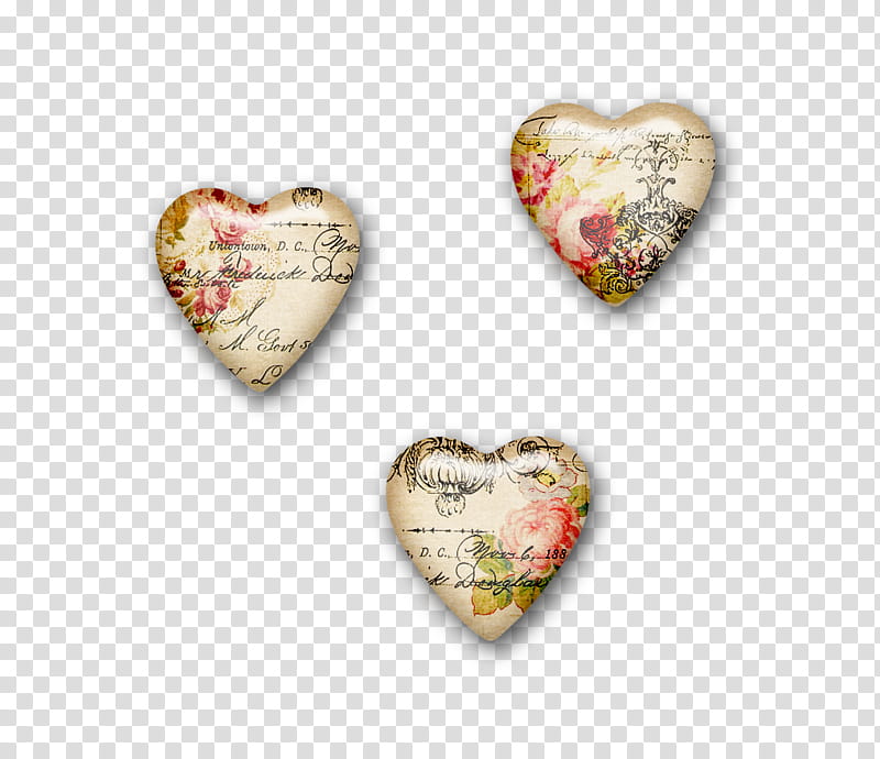 Shab, three beige heart graphic arts transparent background PNG clipart ...