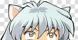 Inuyasha illustration transparent background PNG clipart