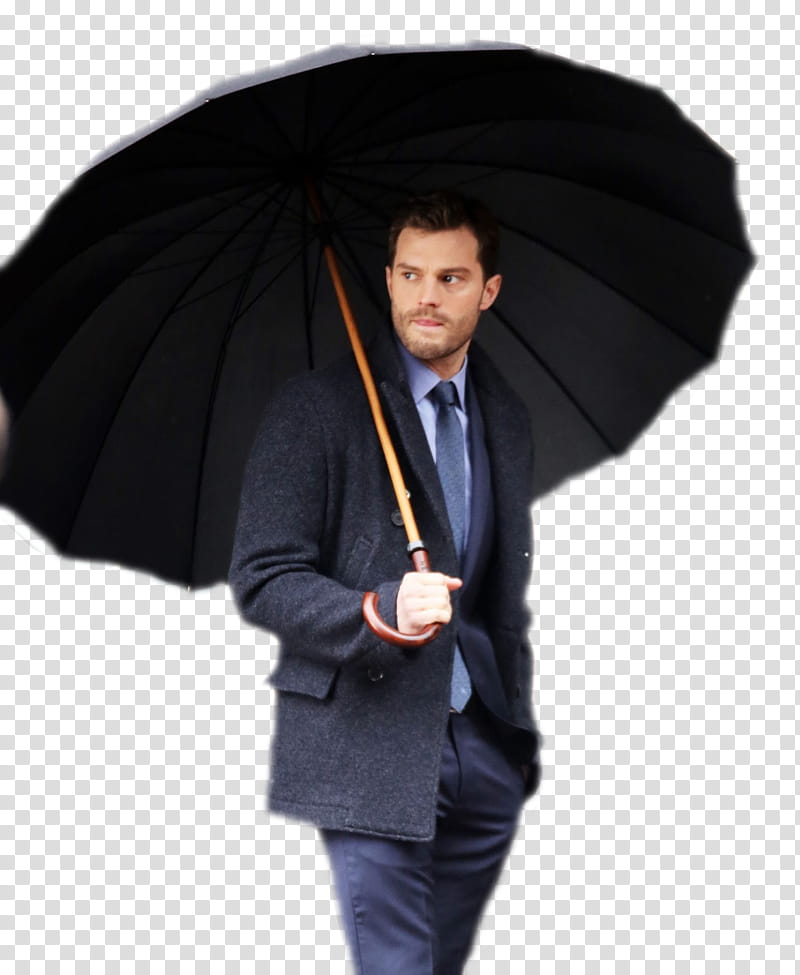Fifty Shades Darker, man carrying umbrella transparent background PNG clipart