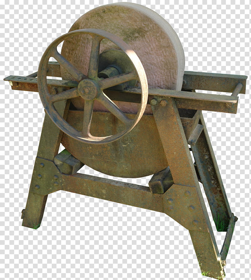 grindstone , brown grinding machine transparent background PNG clipart