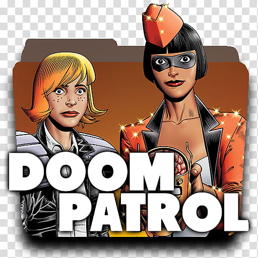 DC Rebirth MEGA Icon v Young Animal, Doom-Patrol-v. transparent background PNG clipart