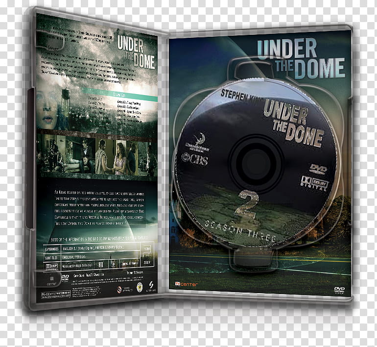 DvD Case Icon Special , Under the Dome Saison  DvD Case Open v. transparent background PNG clipart