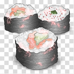 Japanicons Pack, sushis transparent background PNG clipart