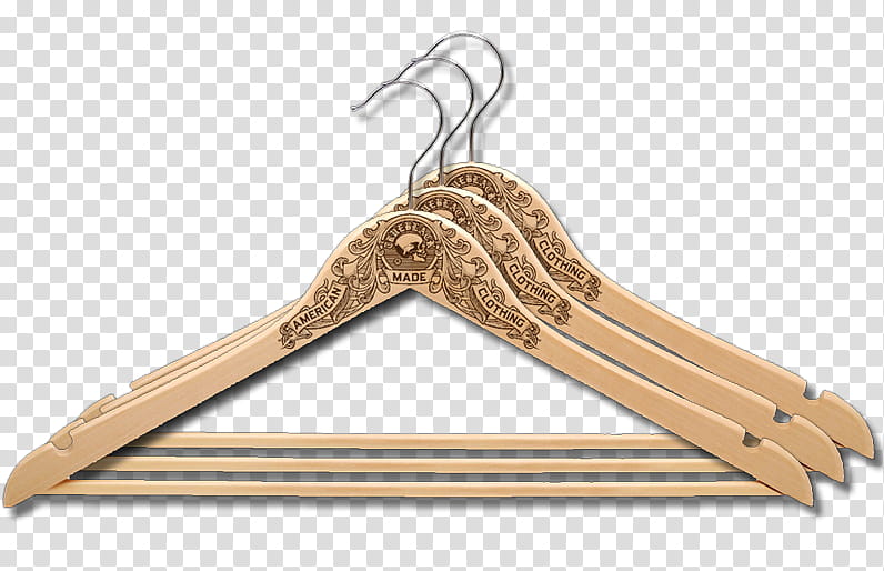 Wood, Clothes Hanger, Clothing, Beige, Triangle, Home Accessories transparent background PNG clipart
