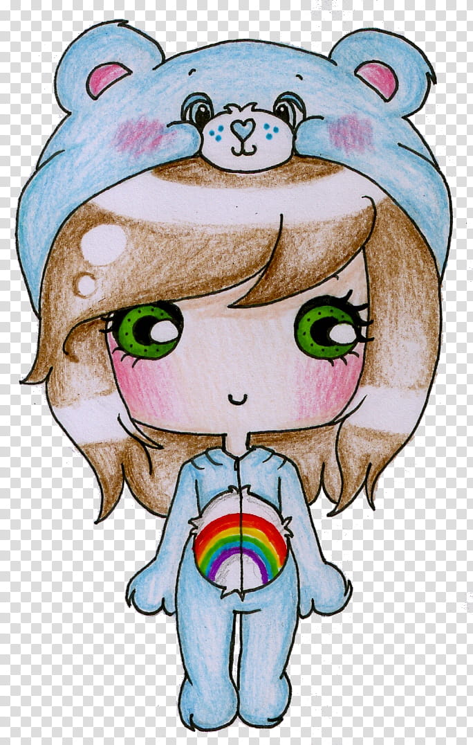Carebear Carolyn transparent background PNG clipart