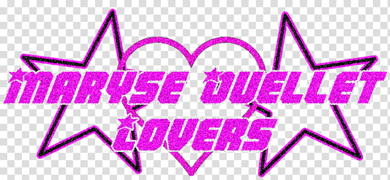 Maryse Ouellet lovers text transparent background PNG clipart