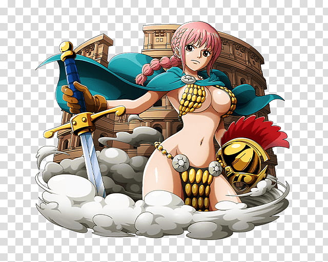 Rebecca Crown Princess of Dressrosa, pink haired female character illustration transparent background PNG clipart
