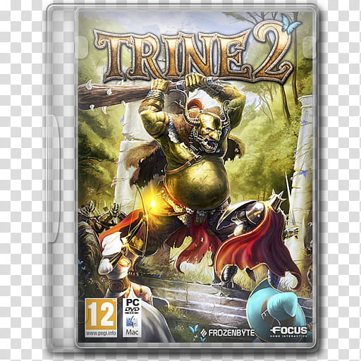 Game Icons , Trine-, Trine  PC DCD case transparent background PNG clipart