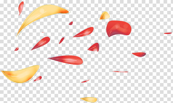 spring S, red and yellow leaves transparent background PNG clipart