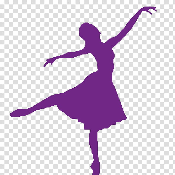 athletic dance move dancer ballet dancer purple violet, Silhouette, Footwear, Performing Arts, Event transparent background PNG clipart