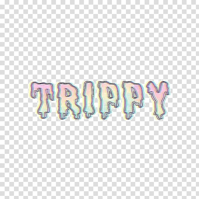 Trippy text transparent background PNG clipart