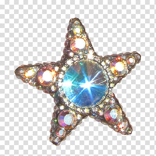 RNDOM, gold-colored -pointed star accessory transparent background PNG clipart